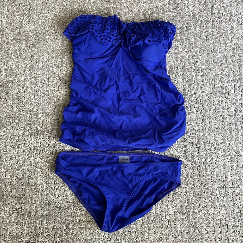 Motherhood Beach Bum 2 Piece Tankini Swimsuit